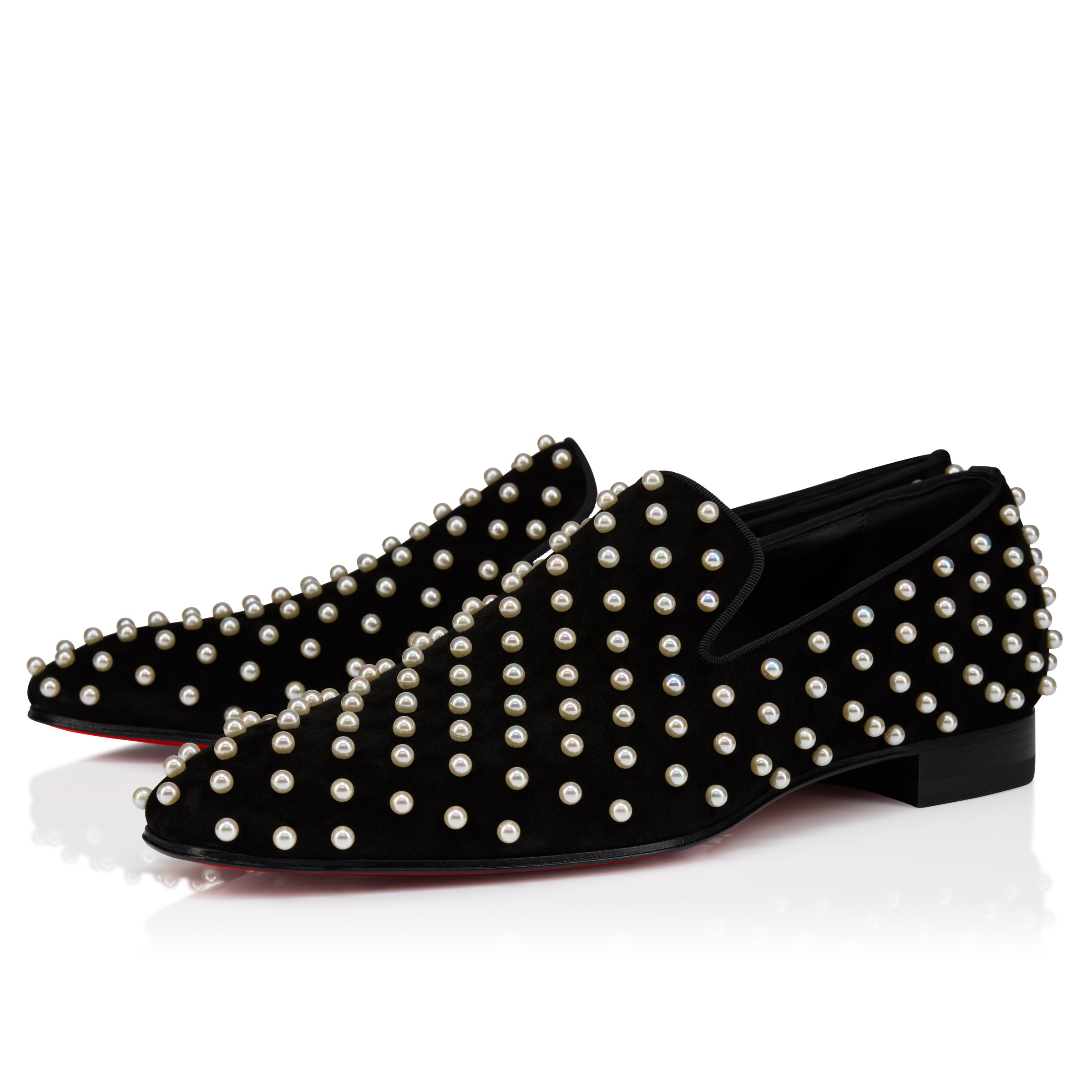 Christian Louboutin Dandelion Perles Men Shoes | Color Black