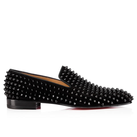 Christian Louboutin Dandelion Spikes Men Shoes | Color Black