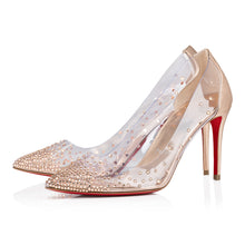 Load image into Gallery viewer, Christian Louboutin Degrastrass Pvc Women Shoes | Color Beige
