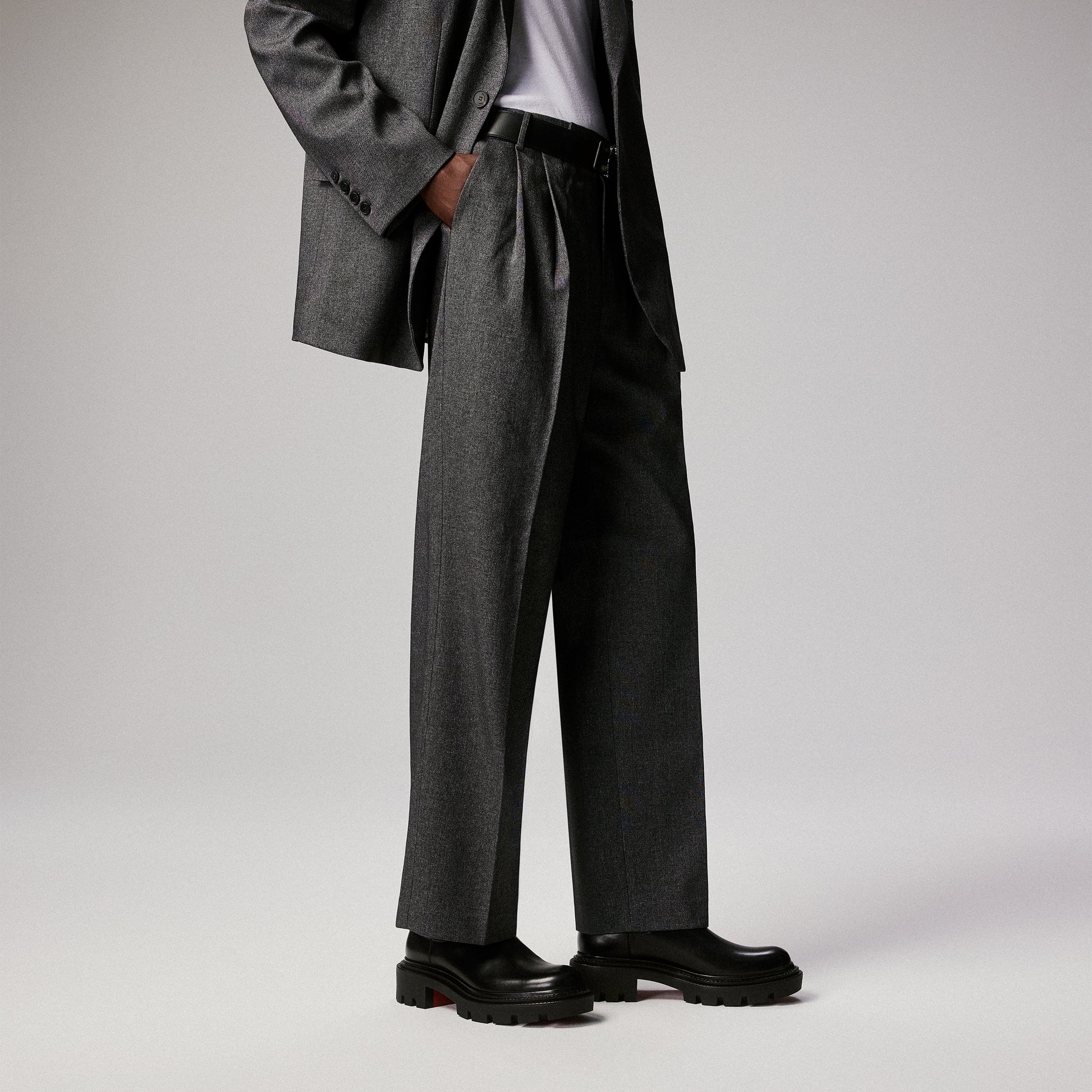 Christian Louboutin Devon College Men Shoes | Color Black