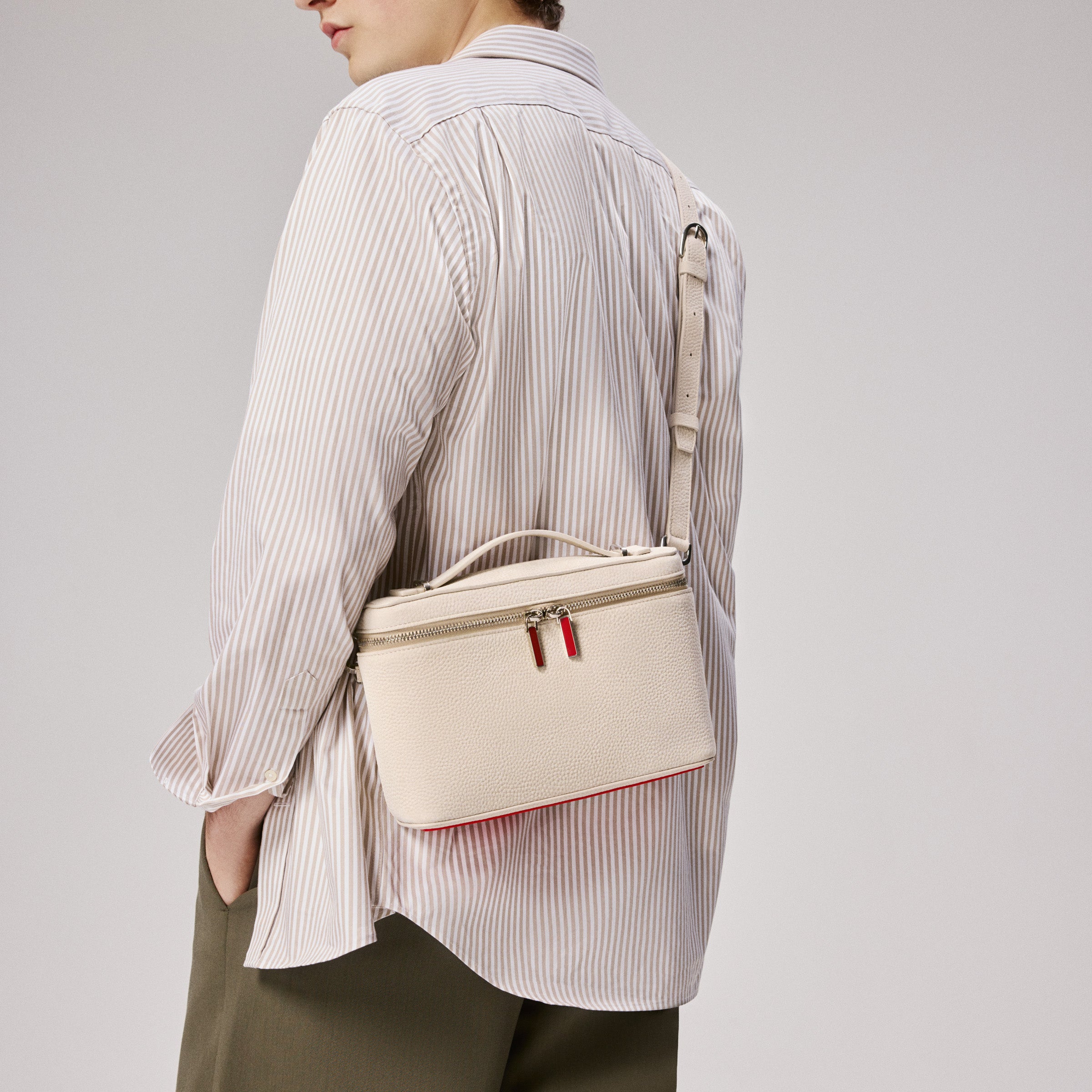 Christian Louboutin Djanis Men Bags | Color Beige