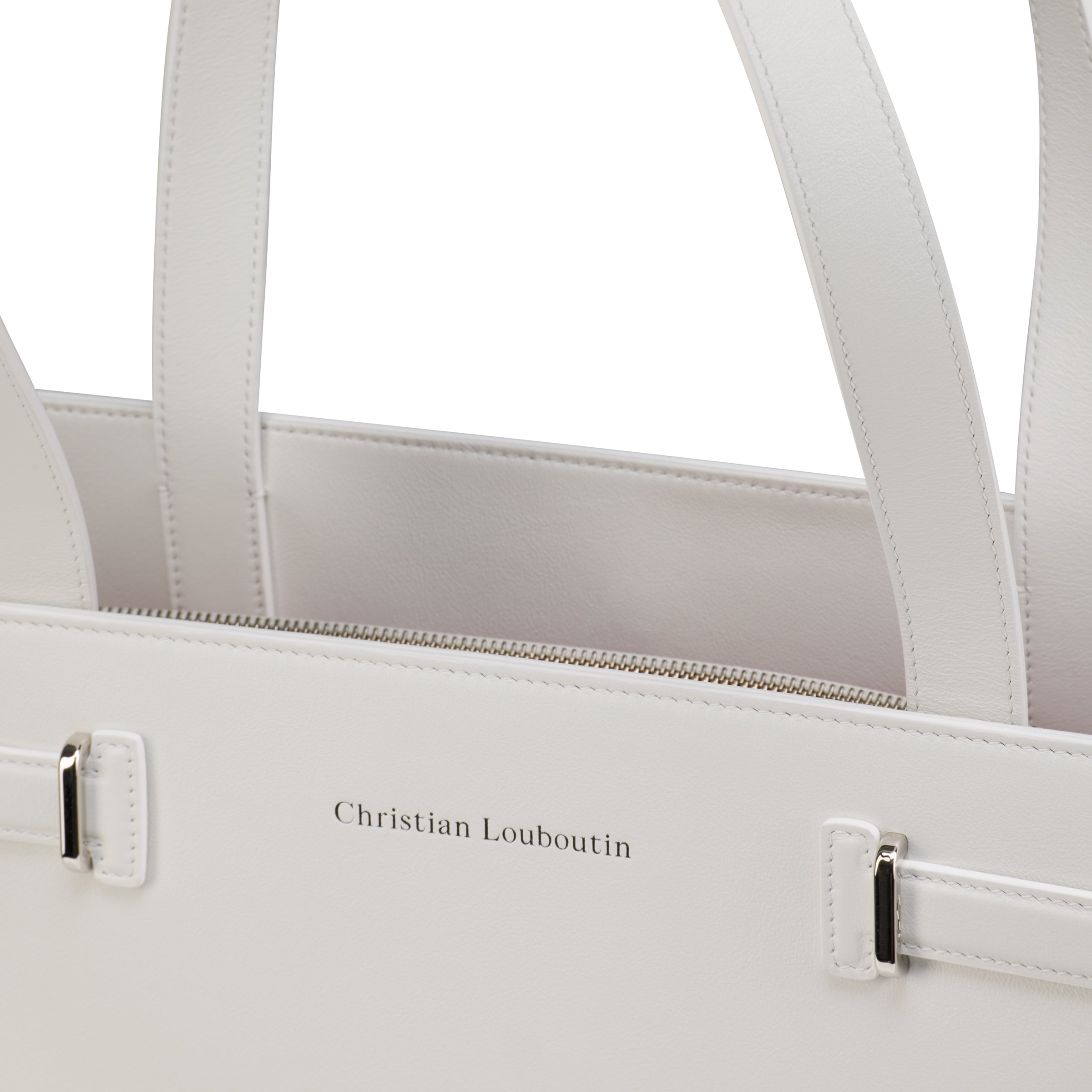 Christian Louboutin Djanis Tote E/W Men Bags | Color White
