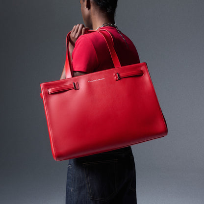 Christian Louboutin Djanis Tote E/W Men Bags | Color Red