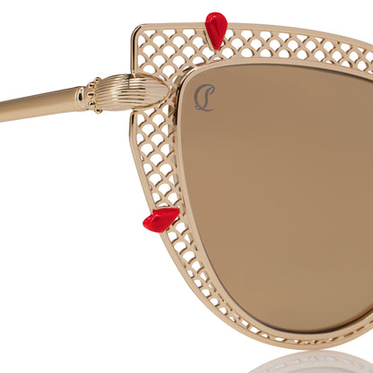 Christian Louboutin Dolly Lb0002 Women Eyewear | Color Gold