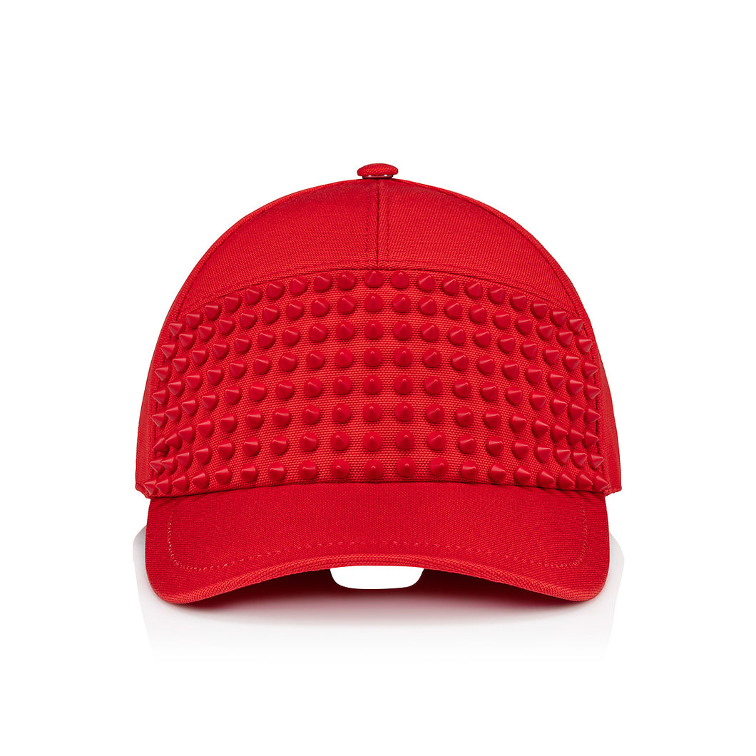 Christian Louboutin Enky Spikes Men Hats | Color Red