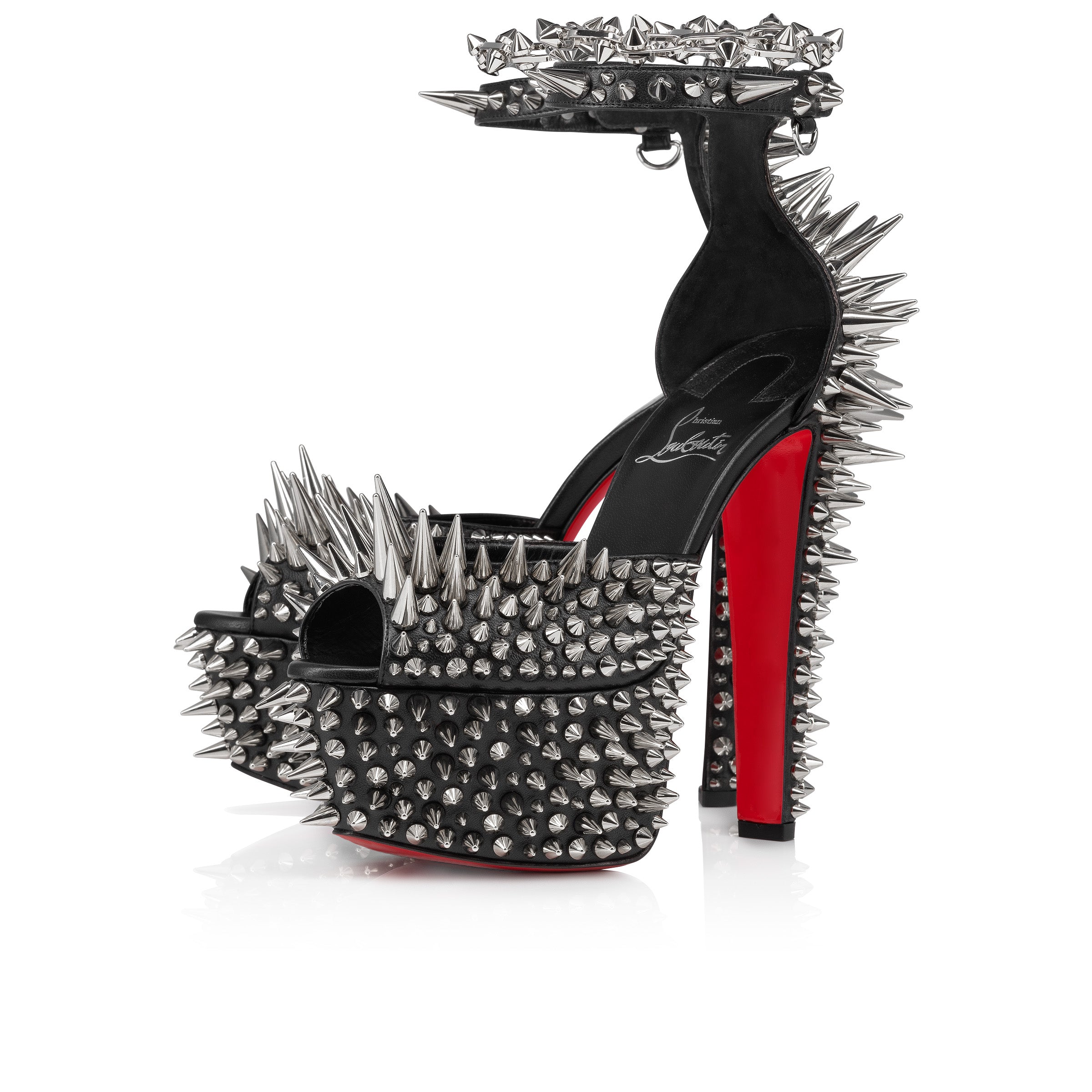Christian Louboutin Estepic Sandal Alta Women Shoes | Color Black