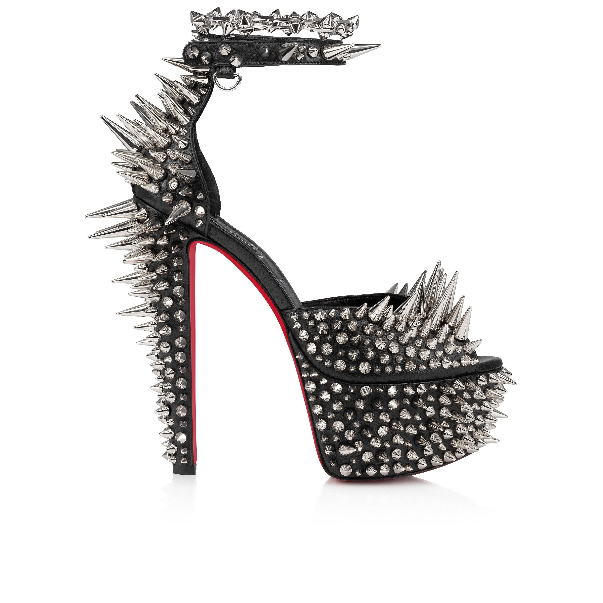 Christian Louboutin Estepic Sandal Alta Women Shoes | Color Black