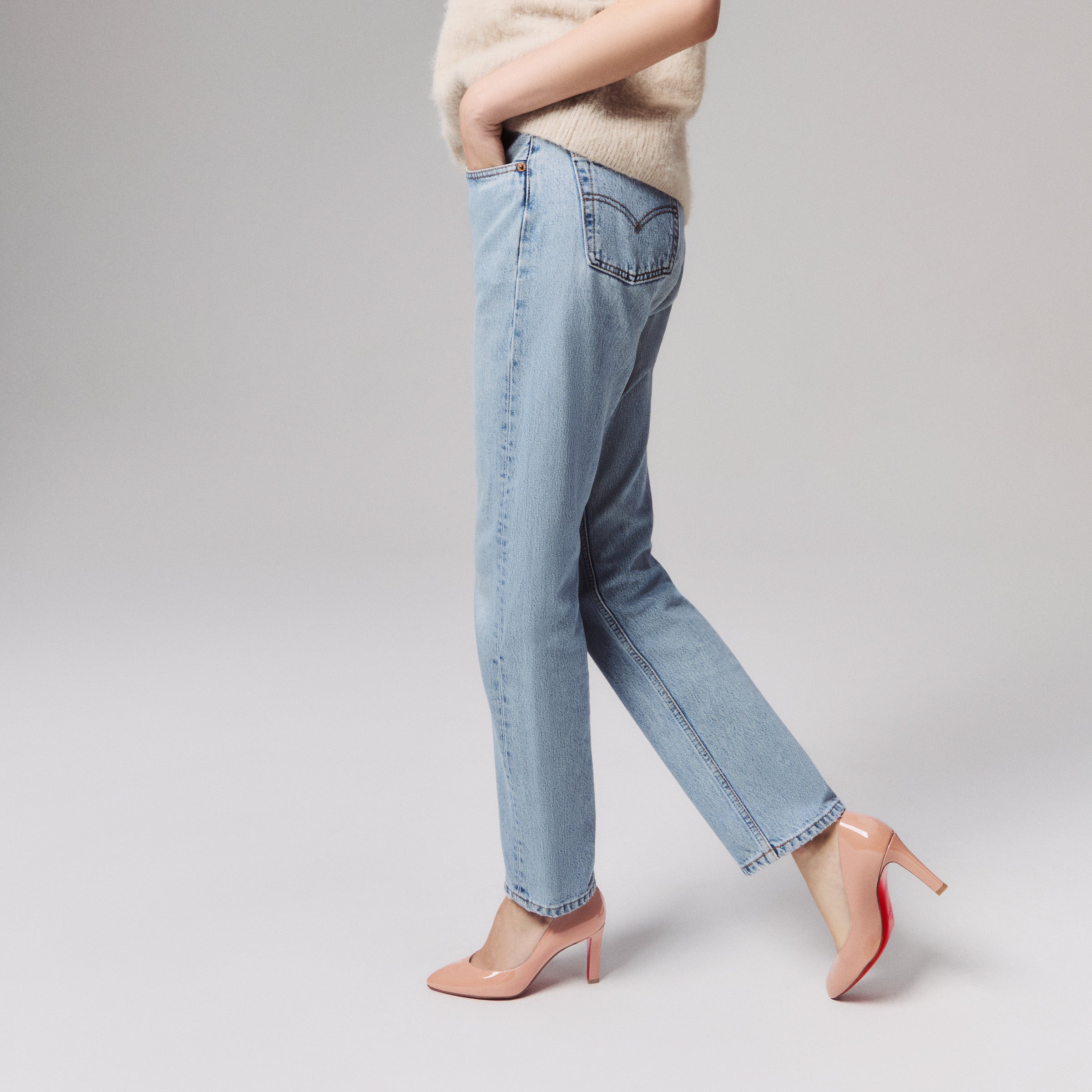 Christian Louboutin Fannylove Women Shoes | Color Beige