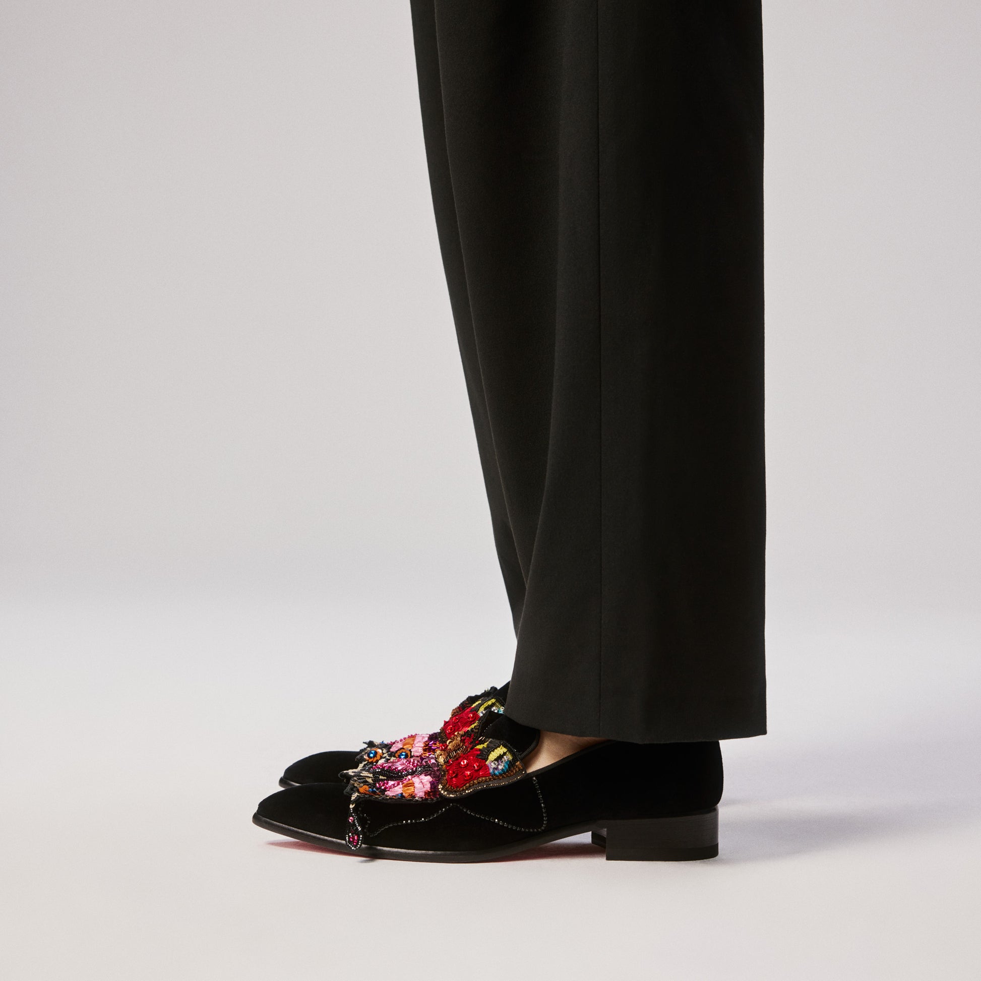 Christian Louboutin Farfajour Men Shoes | Color Black