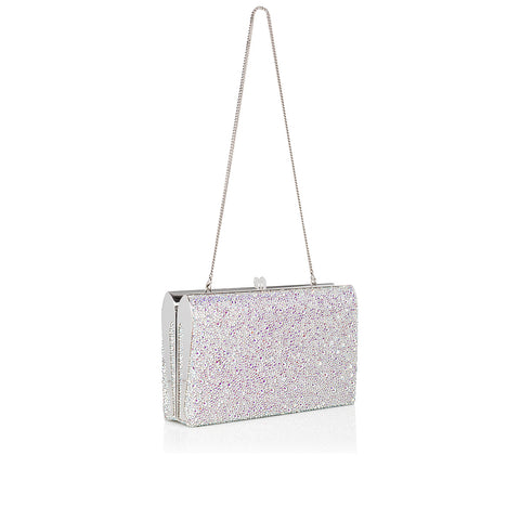 Christian Louboutin Fetish Clutch Women Bags | Color Silver