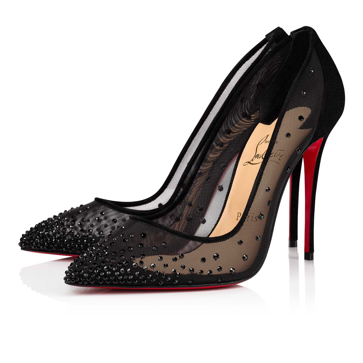 Christian Louboutin Follies Strass Women Shoes | Color Black