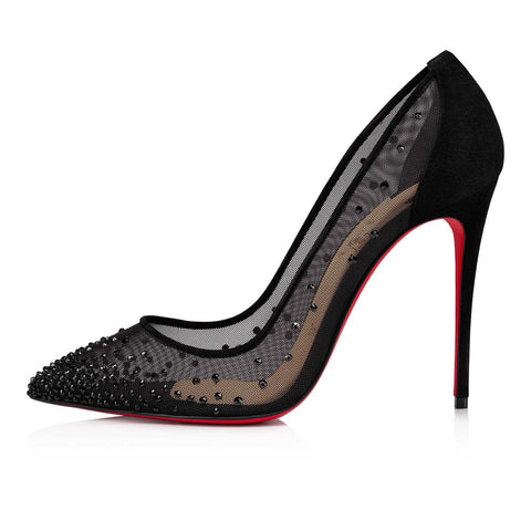 Christian Louboutin Follies Strass Women Shoes | Color Black