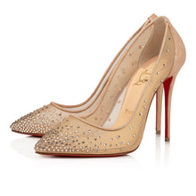 Load image into Gallery viewer, Christian Louboutin Follies Strass Women Shoes | Color Beige
