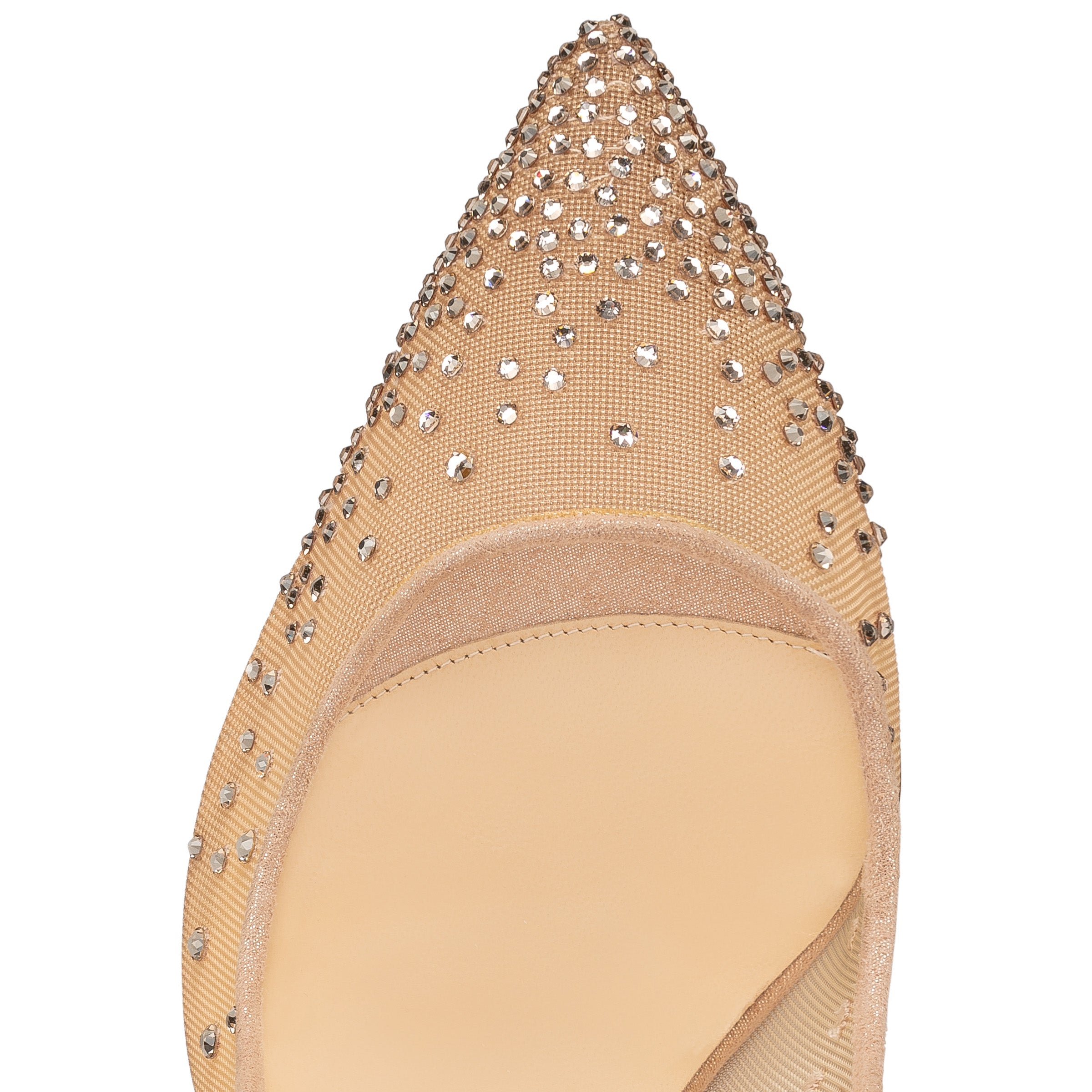 Christian Louboutin Follies Strass Women Shoes | Color Beige