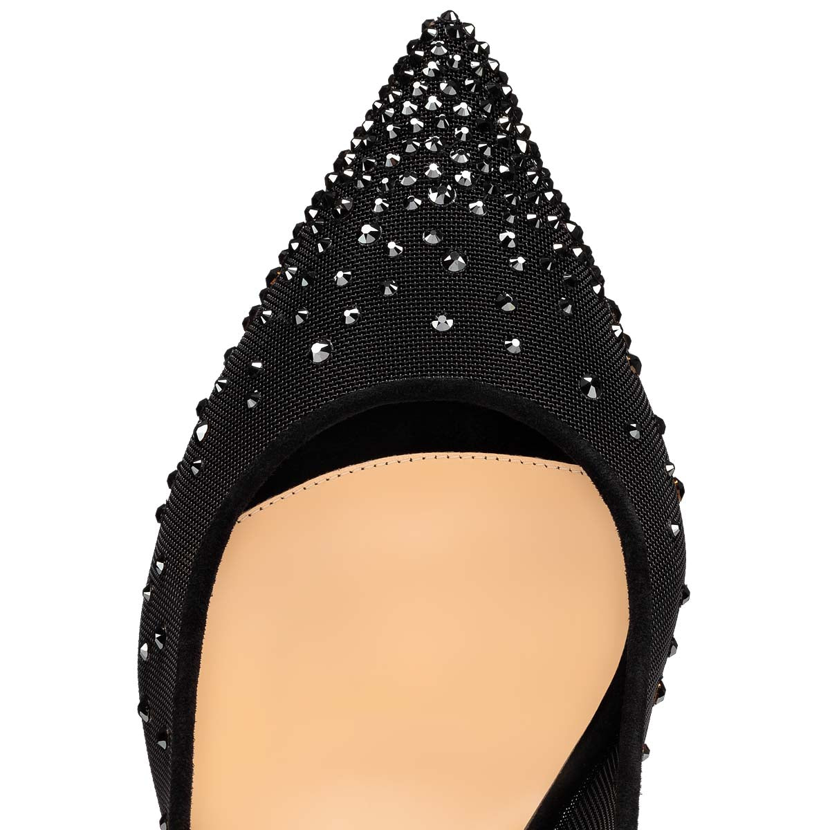 Louboutin black strass hotsell