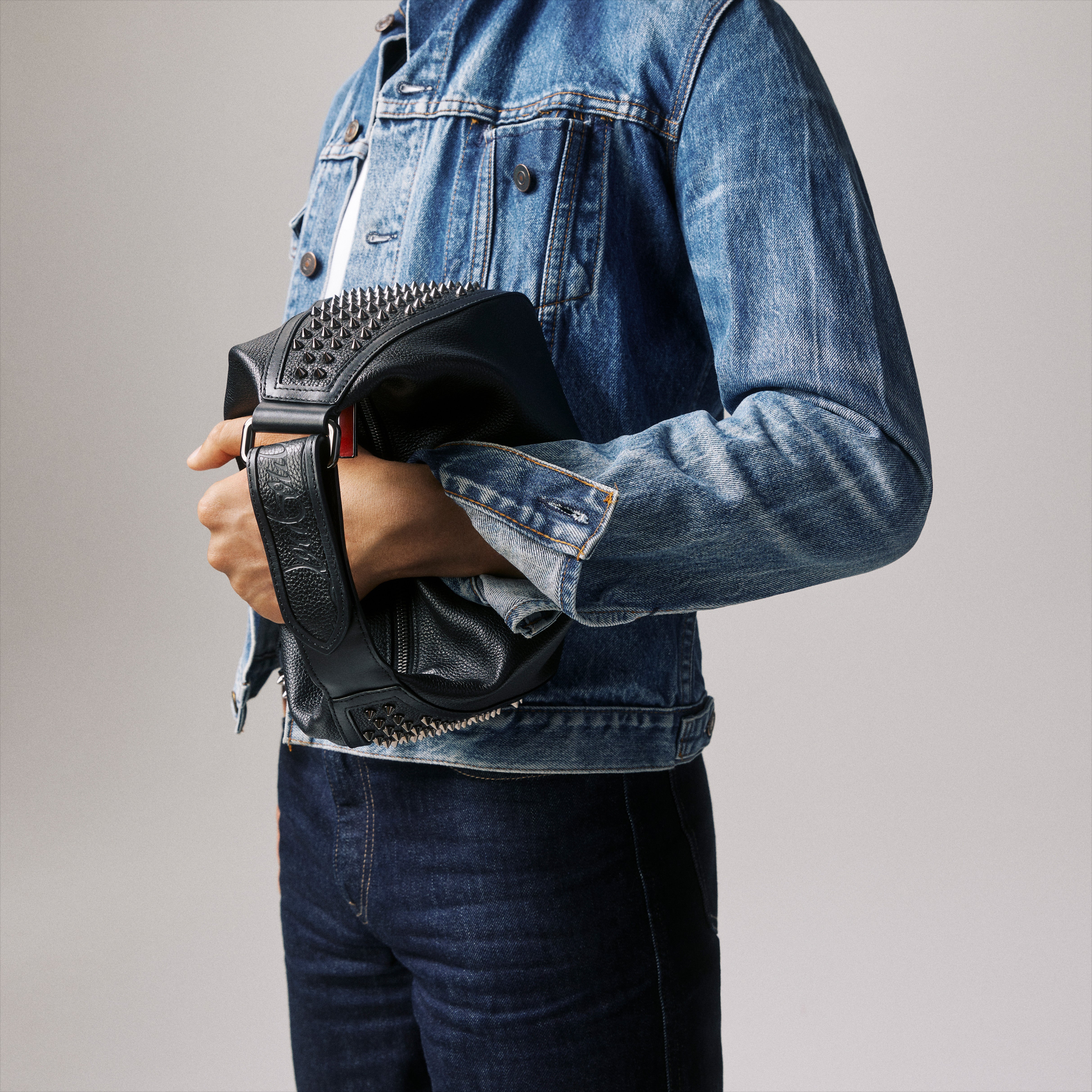 Christian Louboutin Funky Men Bags | Color Black