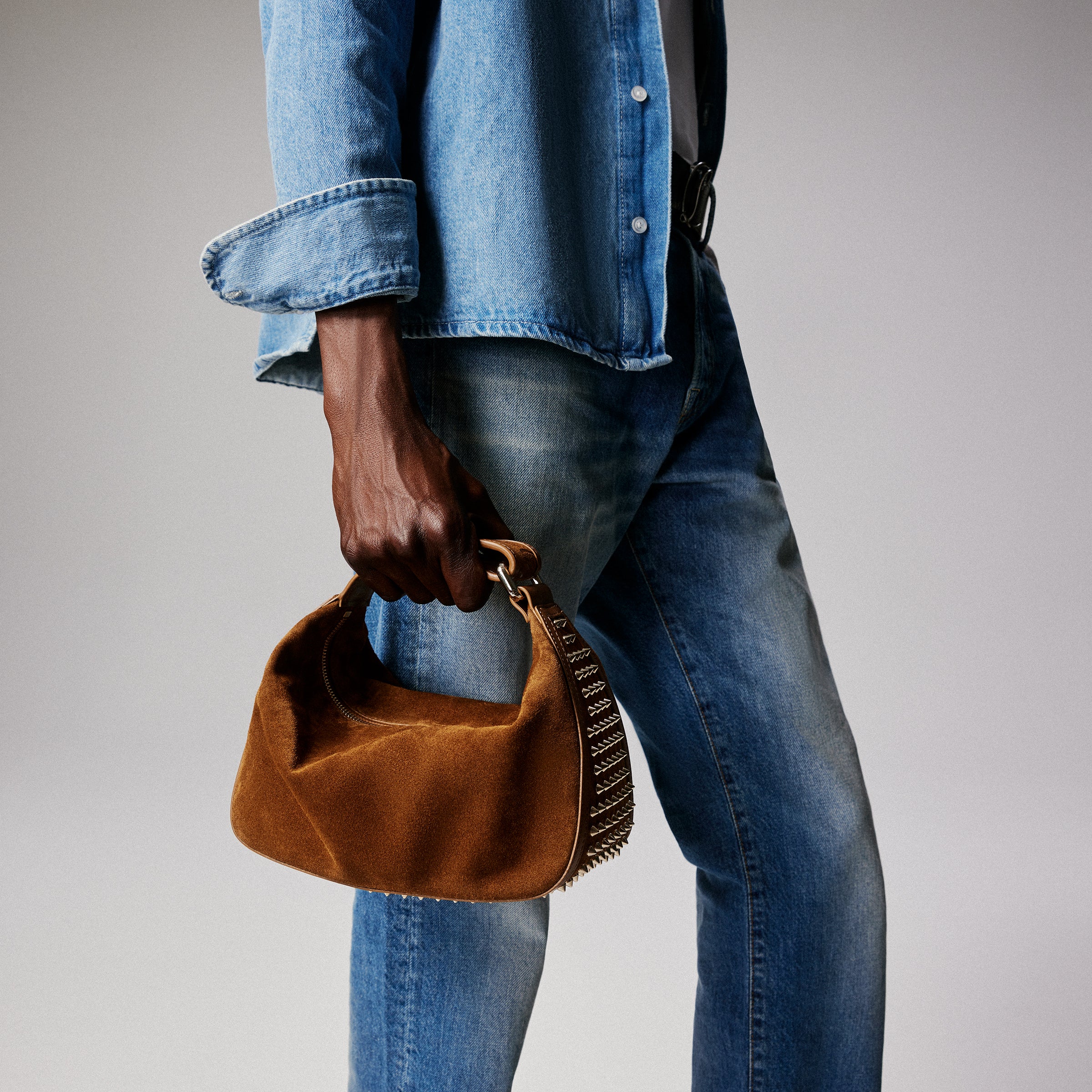 Christian Louboutin Funky Men Bags | Color Brown