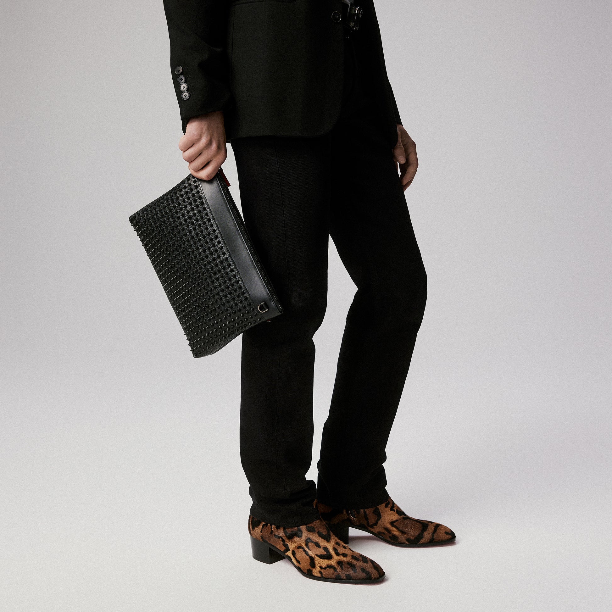 Christian Louboutin Funky Men Bags | Color Black