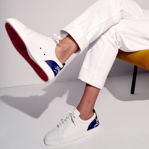 Christian Louboutin Fun Louis Junior Men Shoes | Color White