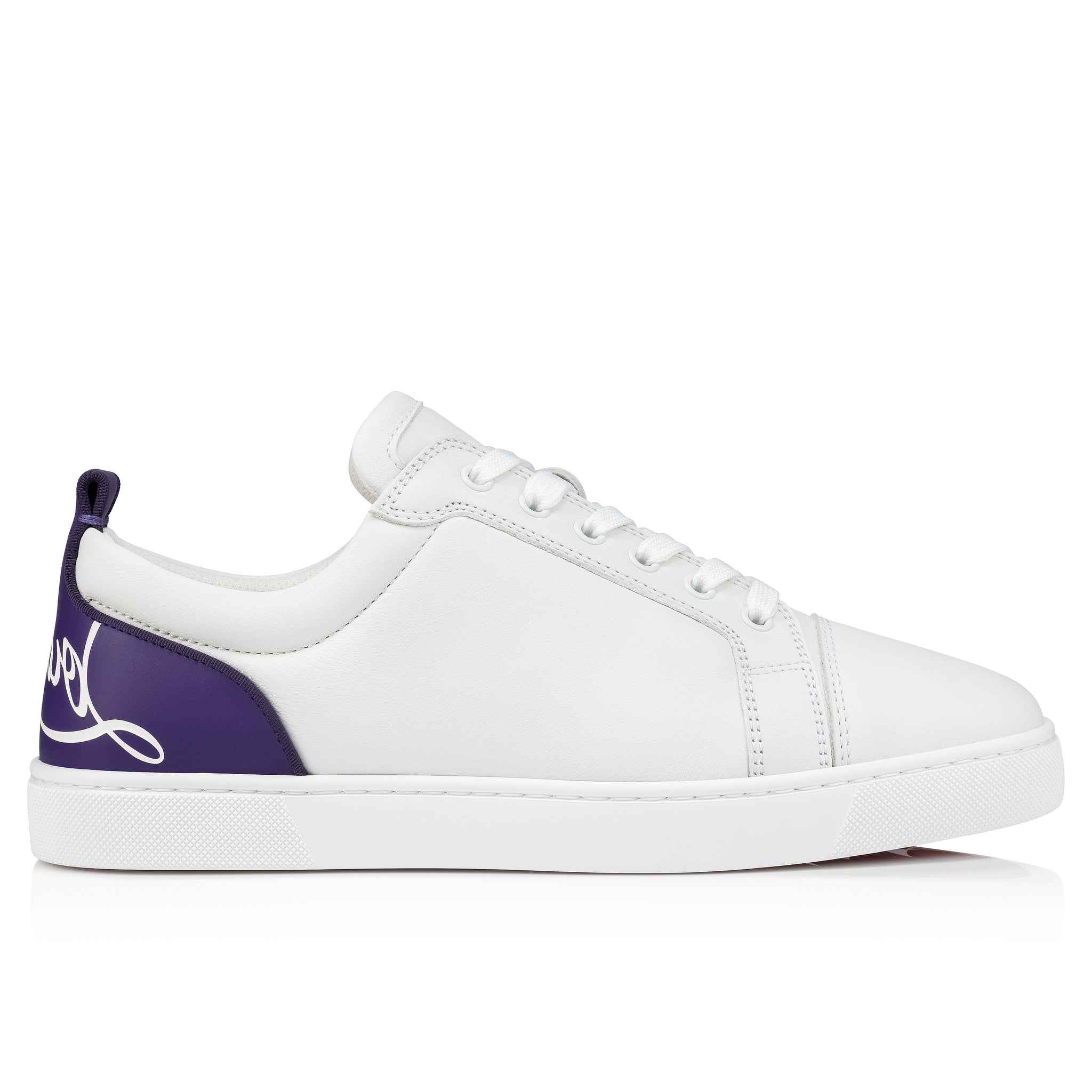 Louboutin mens shoes white hotsell