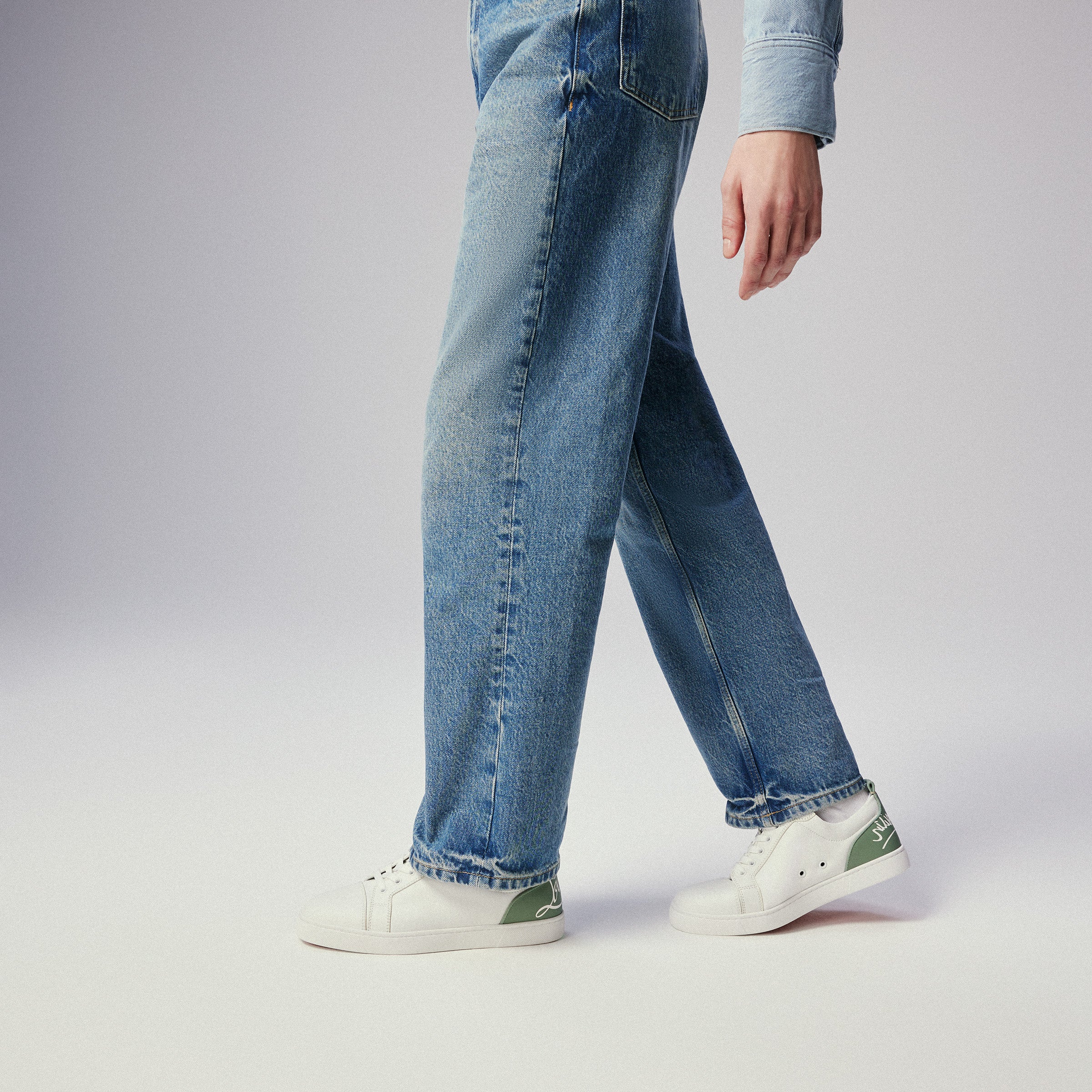 Christian Louboutin Fun Louis Junior Men Shoes | Color White