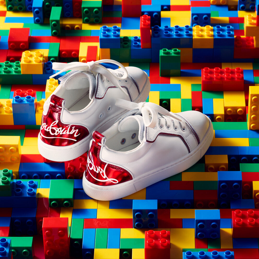 Christian Louboutin Funnyto Kids Unisex Shoes | Color White