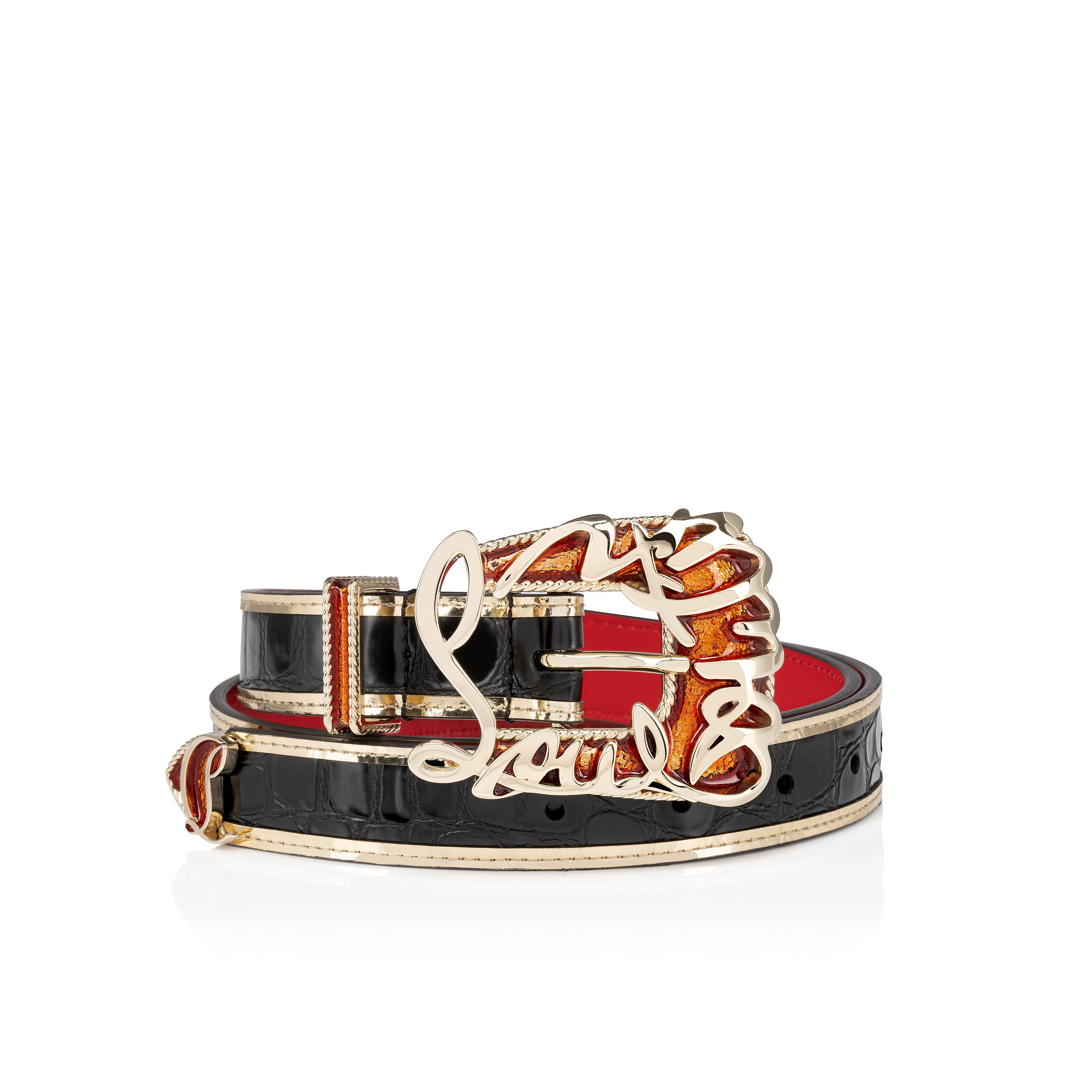 Christian Louboutin Giddy Women Belts | Color Black