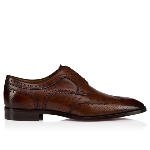 Christian Louboutin Grave Derby Men Shoes | Color Brown