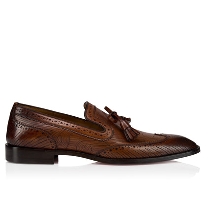 Christian Louboutin Grave Moc Men Shoes | Color Brown