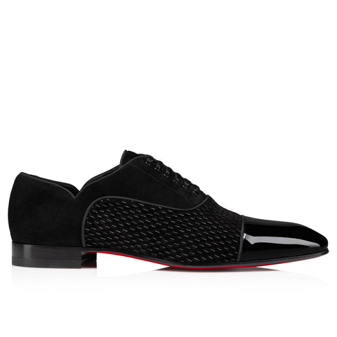 Christian Louboutin Greggy Chick Men Shoes | Color Black