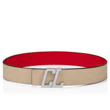 Load image into Gallery viewer, Christian Louboutin Happy Rui Cl Logo Men Belts | Color Beige
