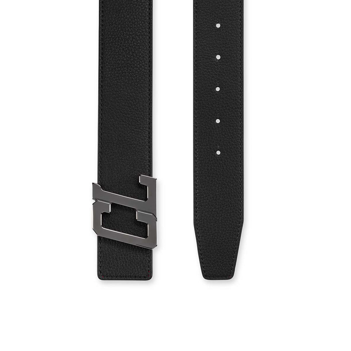 Christian Louboutin Happy Rui Cl Logo Men Belts | Color Black