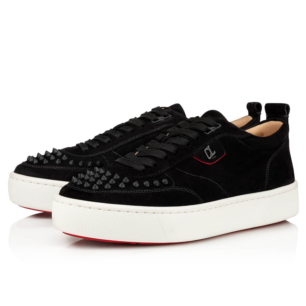 Christian Louboutin Happyrui Spikes Men Shoes | Color Black