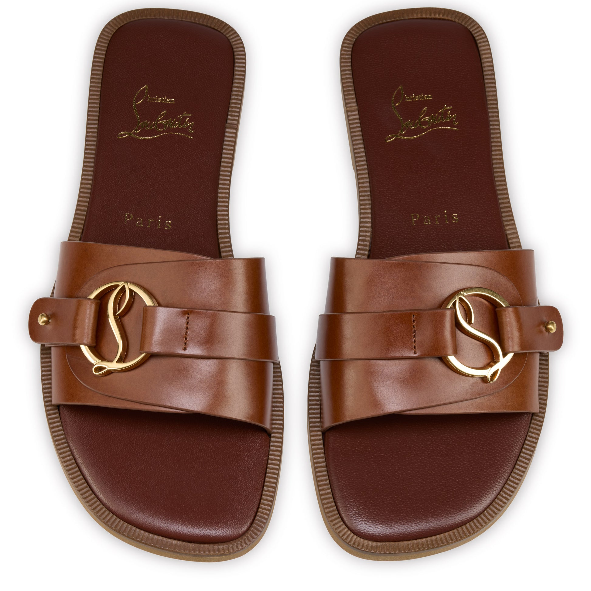 Christian Louboutin Her In Roma Mule Women Shoes | Color Brown