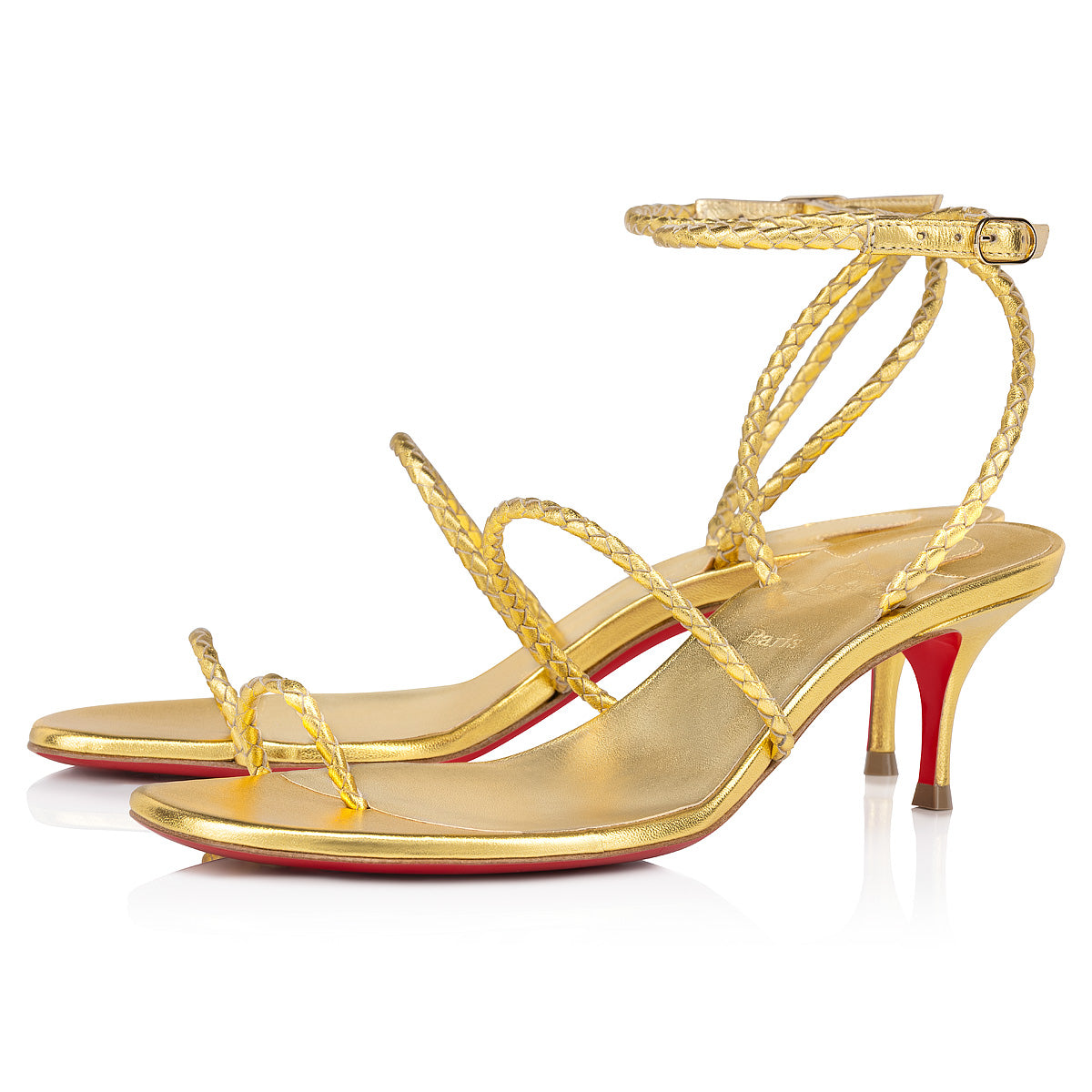 Christian Louboutin Hibaq Women Shoes | Color Gold
