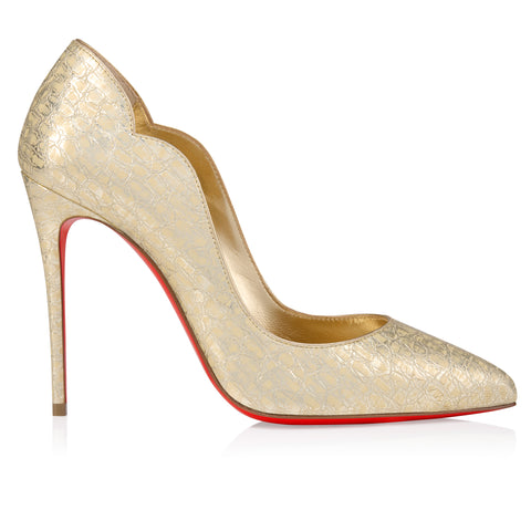 Christian Louboutin Hot Chick Women Shoes | Color Gold