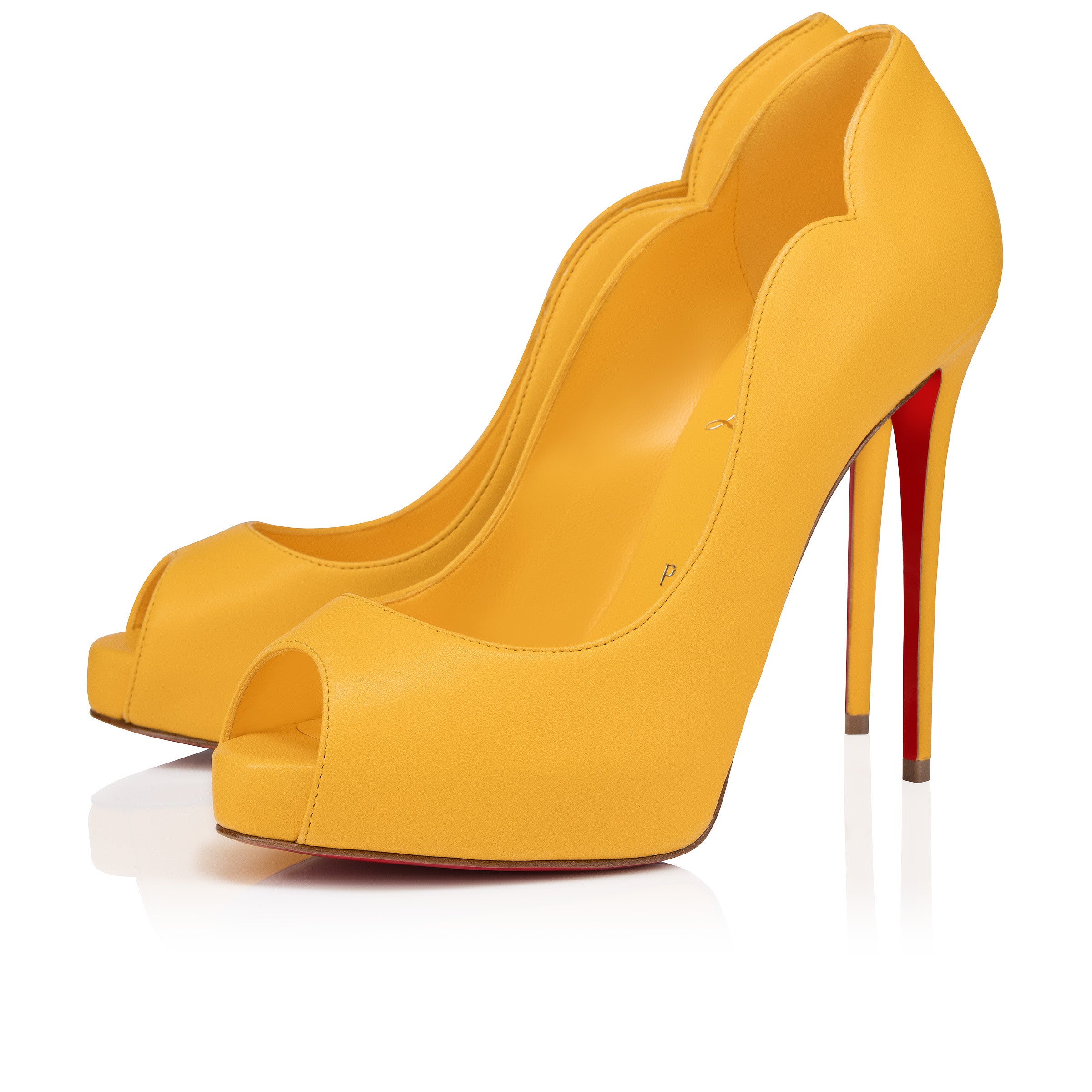 Christian Louboutin Hot Chick Alta Women Shoes | Color Yellow