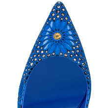 تحميل الصورة في عارض المعرض، Christian Louboutin Hot Chick Sling Moucharastrass Women Shoes | Color Blue

