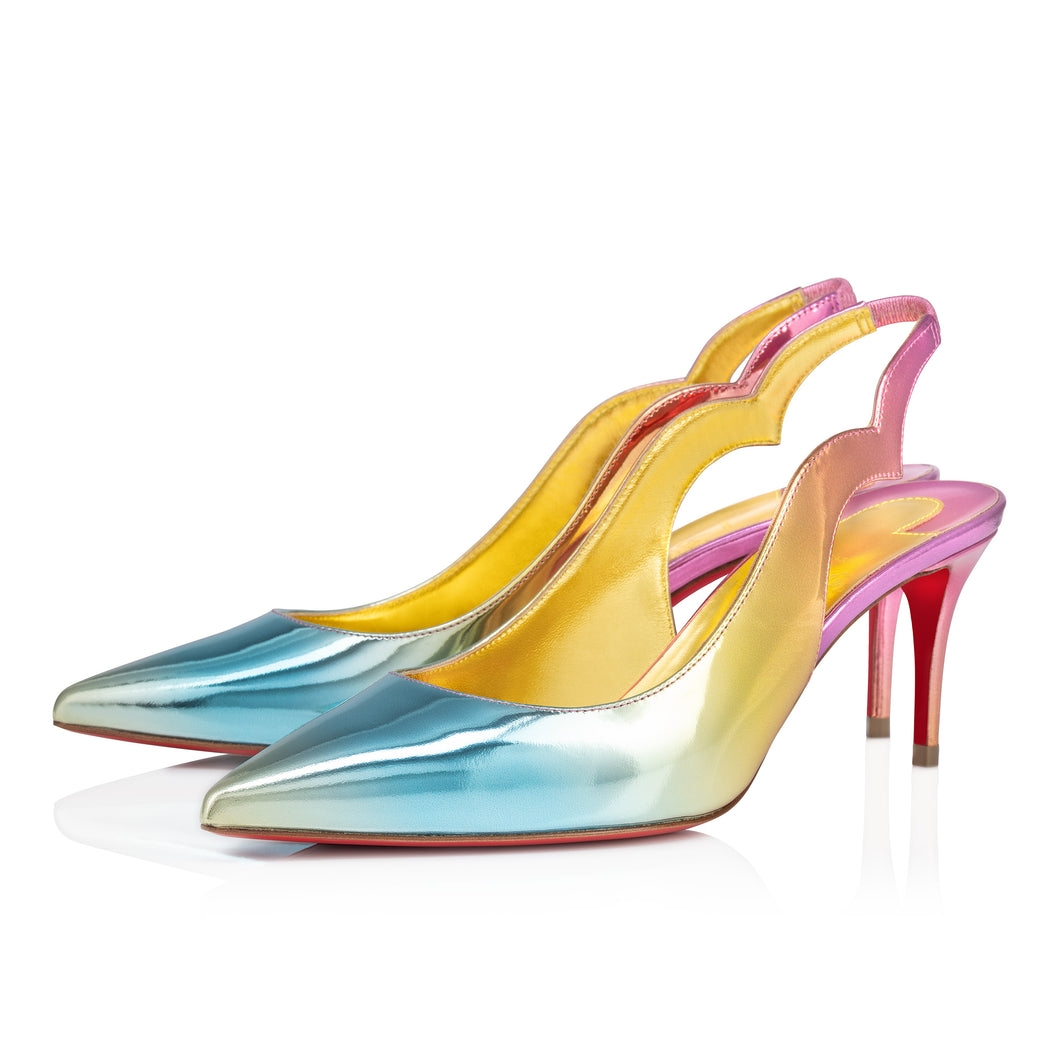 Christian Louboutin Hot Chick Sling Women Shoes | Color Multicolor