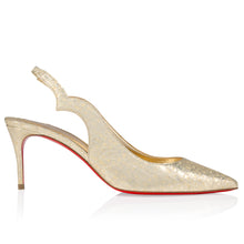 Load image into Gallery viewer, Christian Louboutin Hot Chick Sling Women Shoes | Color Gold
