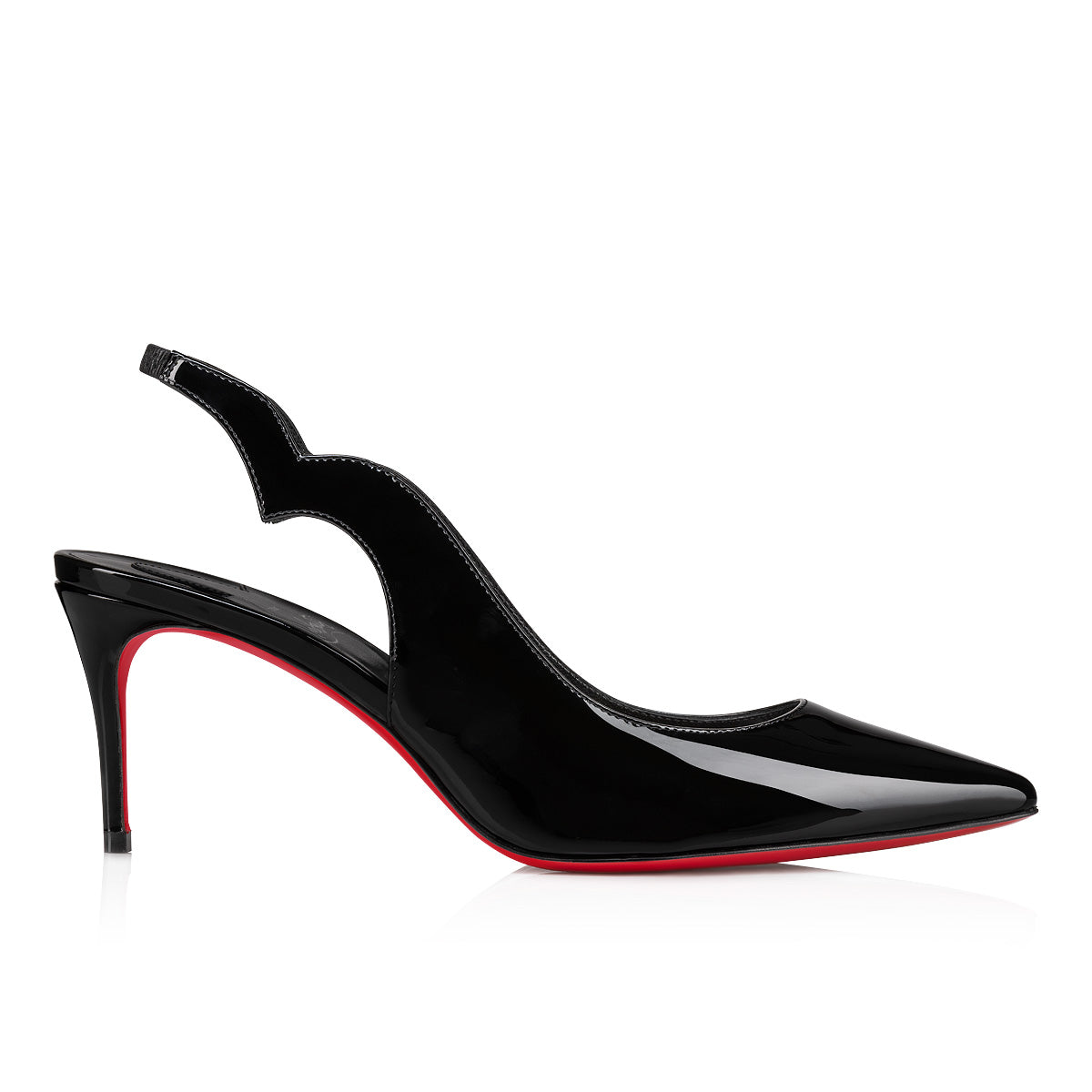 Christian Louboutin Hot Chick Sling Women Shoes | Color Black