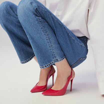 Christian Louboutin Hot Chick Sling Women Shoes | Color Pink