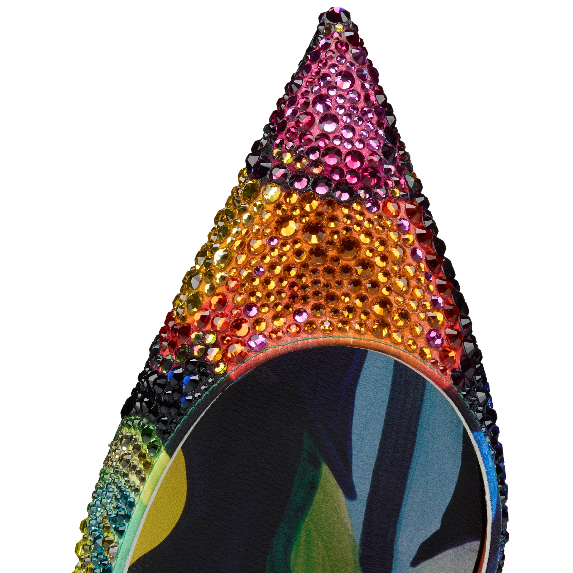 Christian Louboutin Iriza Flower Strass Women Shoes | Color Multicolor