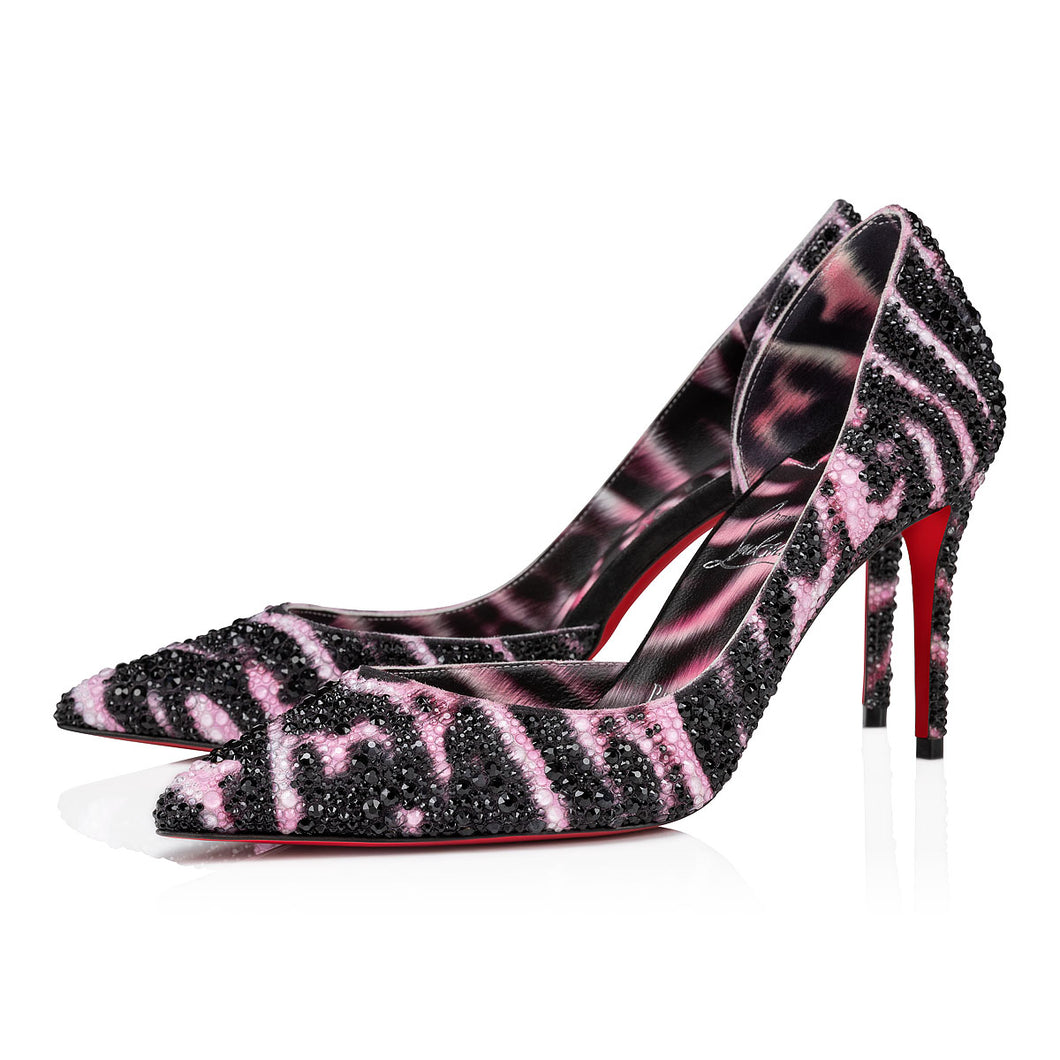 Christian Louboutin Iriza Strass Quagga Women Shoes | Color Multicolor