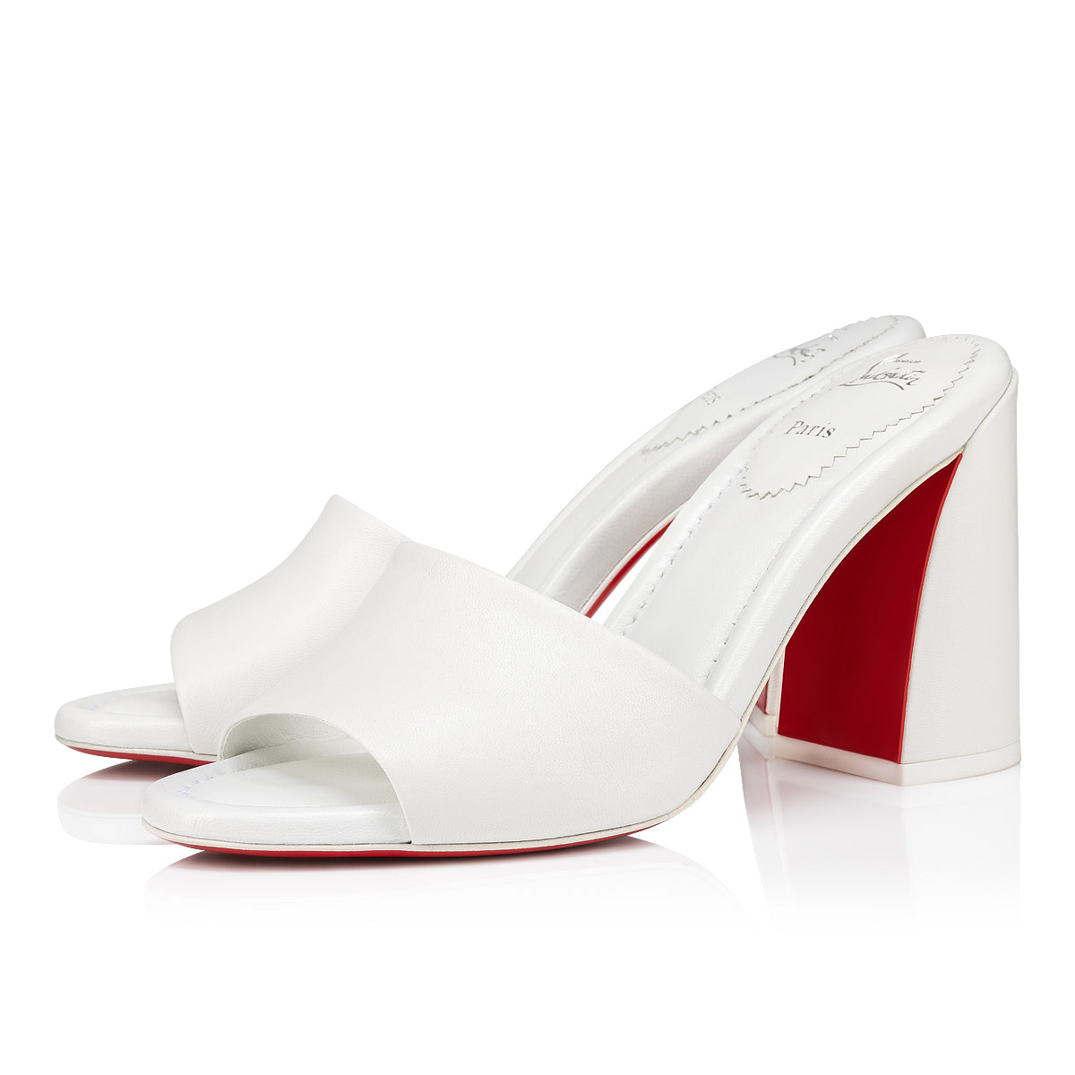 Christian Louboutin Jane Mule Women Shoes | Color White