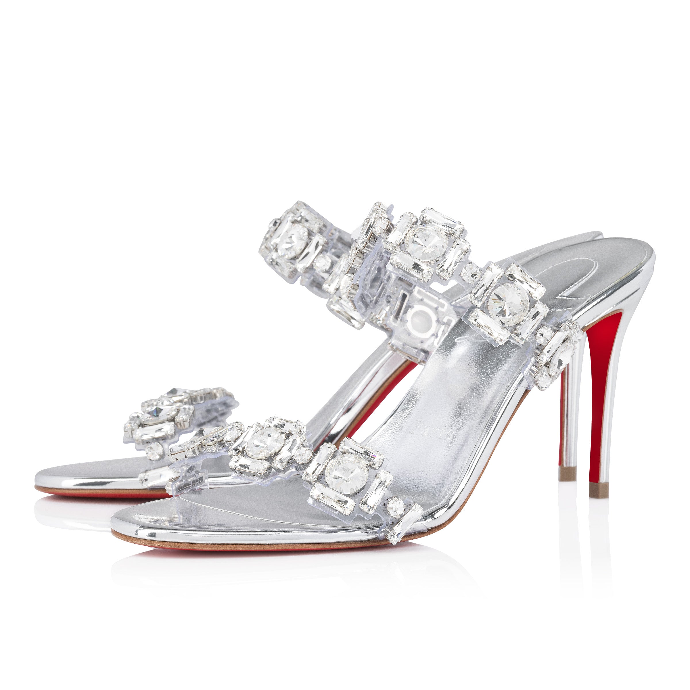 Christian Louboutin Just Jewel Women Shoes | Color Silver