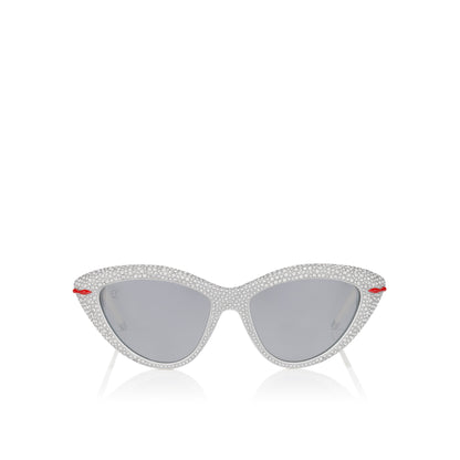 Christian Louboutin Diamond Kate Lb0031 Women Eyewear | Color White