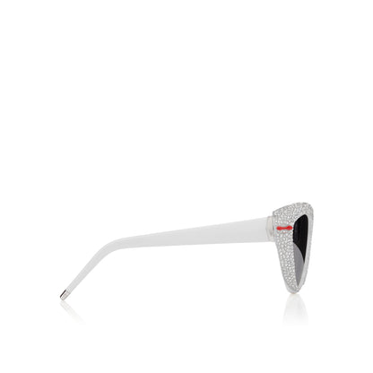 Christian Louboutin Diamond Kate Lb0031 Women Eyewear | Color White