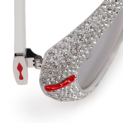 Christian Louboutin Diamond Kate Lb0031 Women Eyewear | Color White