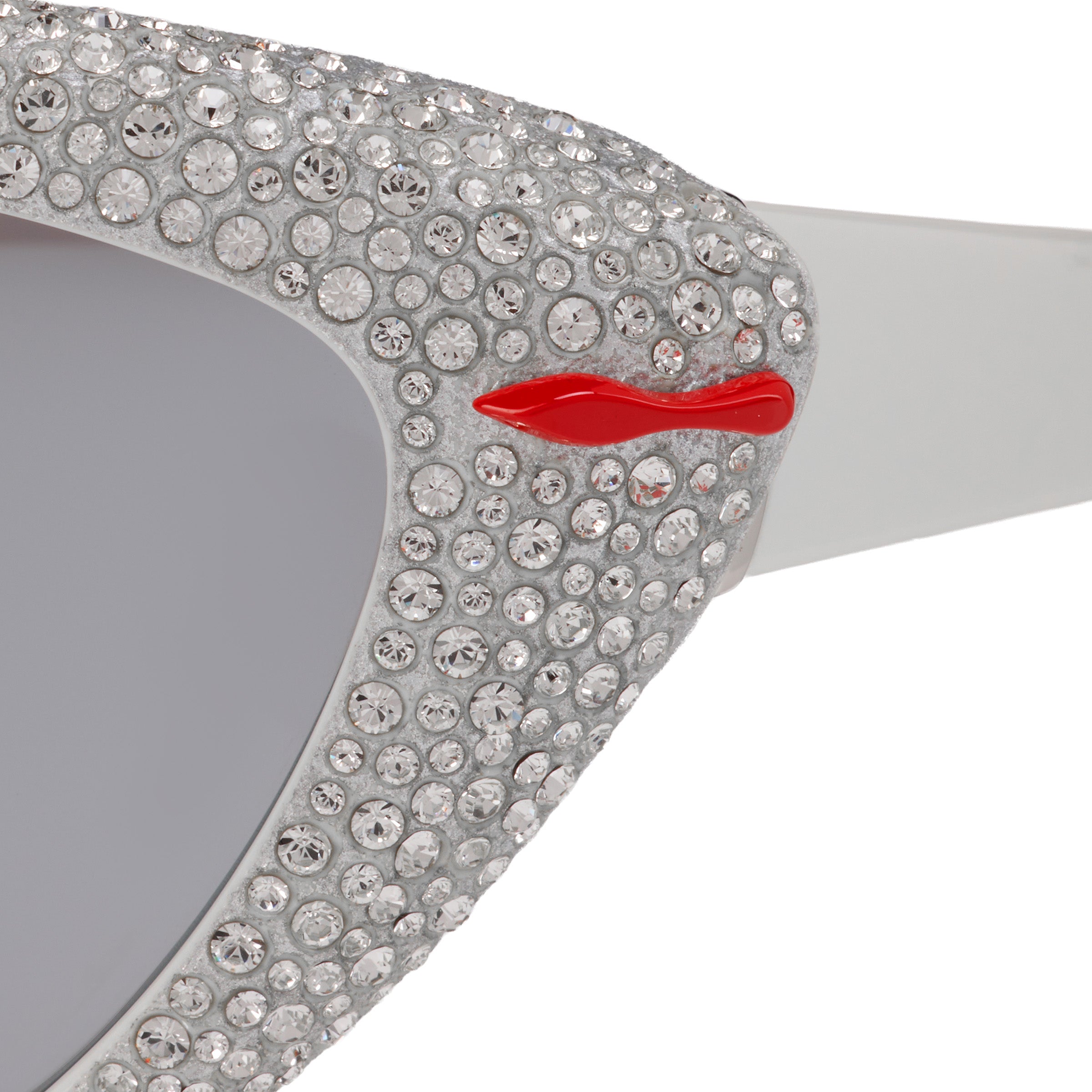 Christian Louboutin Diamond Kate Lb0031 Women Eyewear | Color White